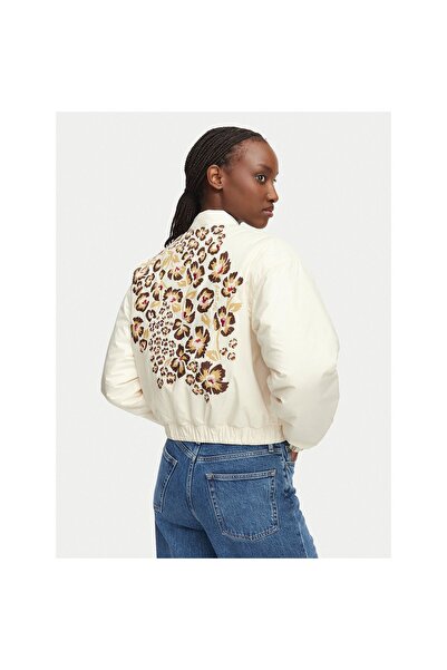 adidas Geacă bomber de damă KR0283 Crem