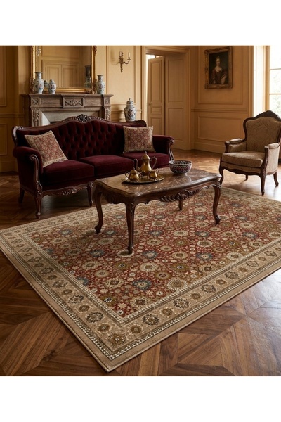 dekorug Doğal İplik Şönil Dokuma Pamuk Taban Halı Koridor Halısı Kilim – Antr...