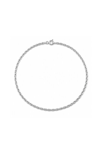 Generic Brand Lantisor prețios Oțel argintat 925, Impletit 37.7 cm, 2 g