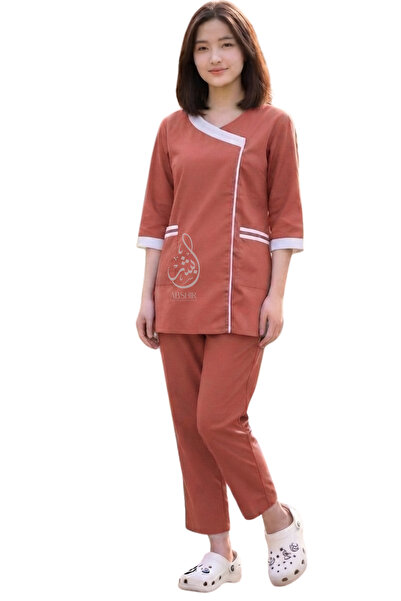 ABSHIR Housemaid/Khadama/Nanny/Babysitter SET Uniform Set, ZIPPER NECK with 3...