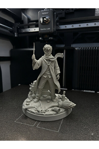 Genel Markalar Harry Potter 3D Baskı Figür - Dekoratif Heykeli (Boyamaya Uygu...