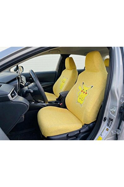 Vemaks Oto Aksesuar sarı pikaçu baskılı servis kılıfı