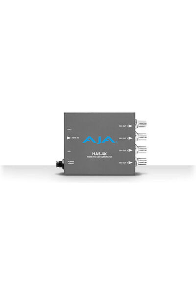 AJA Ha5-4k Ενεργός Μετατροπέας Βίντεο Hdmi 4x 3g-sdi Γκρι
