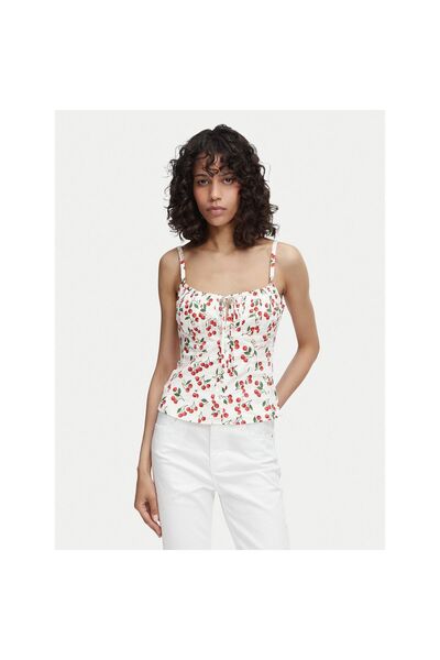 Guess Top de damă W6YH97W4497 Alb