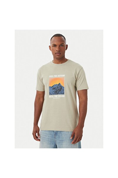 Quiksilver Tricou bărbătesc EQYZT08004-THQ0 Bej