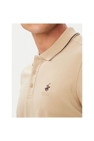 Beverly Hills Polo Club Polo bărbați 2230100363400 Bej