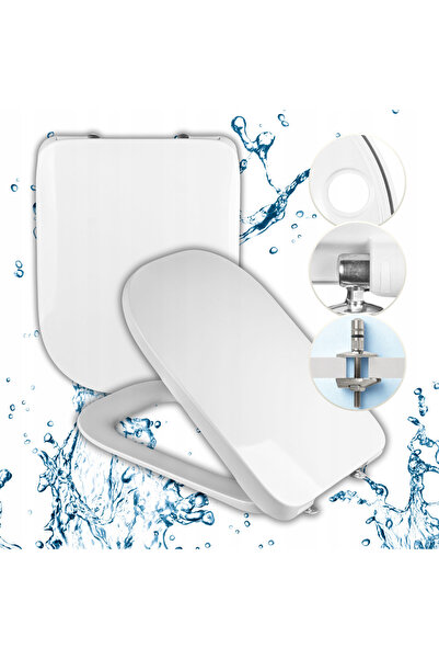 Hamberger Capac WC, Compatibil Cu Roca Gap Slim, 44.5 x 35 cm, Alb, Din Plast...