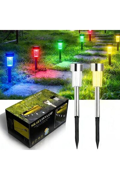 GENERAL 10 Pack Solar Lights Outdoor Waterproof, Waterproof Garden Pathway Li...