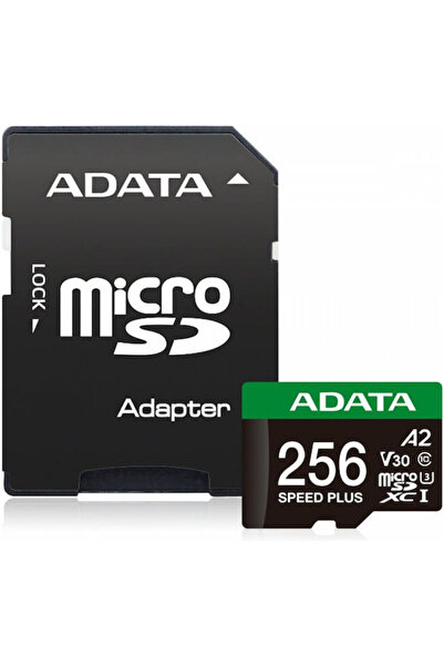 Adata microSDXC 256GB U3 V30 A2 UHS-I 180MB/s με Αντάπτορα