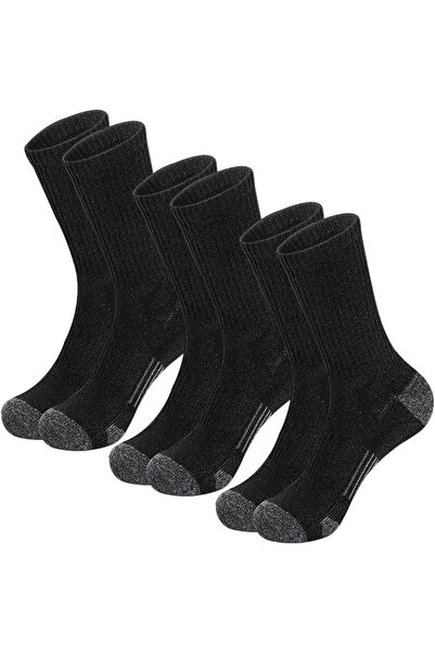 GENERAL جوارب متوسطة الطول للمشي لمسافات طويلة من وينيفر، جوارب قطنية 100% لل...
