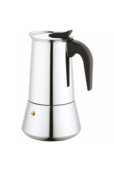 King Espressor de cafea pentru aragaz si inductie, inox, capacitate 450 ml, 9...