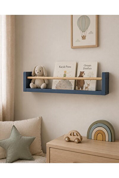 LunaLoveWood Çocuk Duvar Kitaplığı – Montessori Kitaplık | Ahşap Çocuk Kitap ...