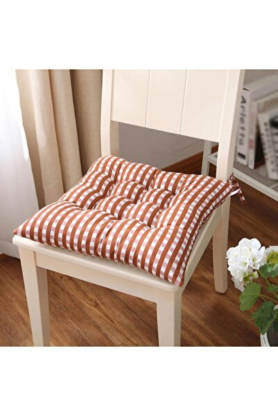 Choice Coffee 35*35cm Plaid Square Chair Cushion Seat Cushion With Anti-skid ...
