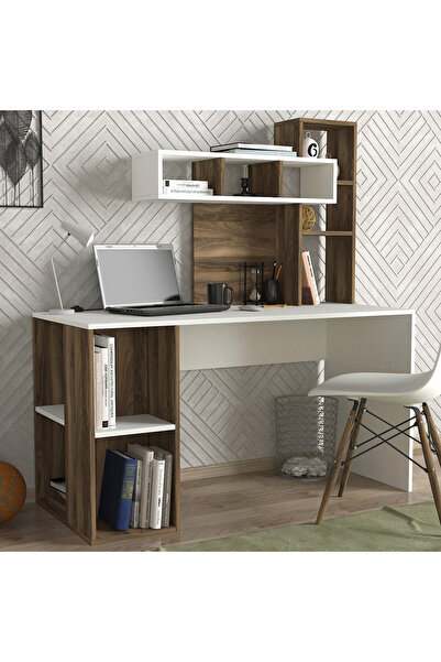 DECORMET CORAL ÇALIŞMA MASASI TESBİH-BEYAZ