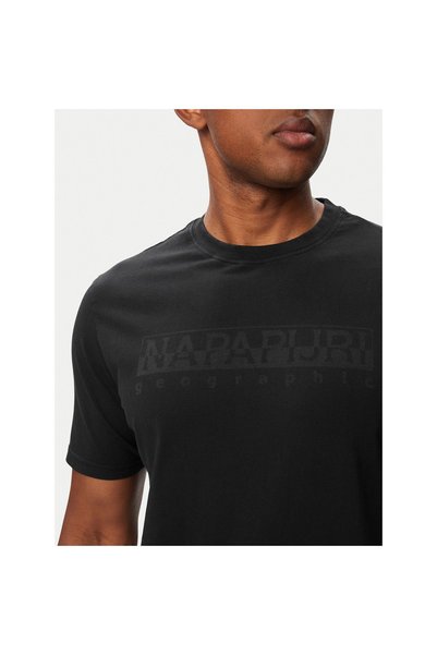 Napapijri Tricou bărbătesc NP0A8BAF9411 Negru