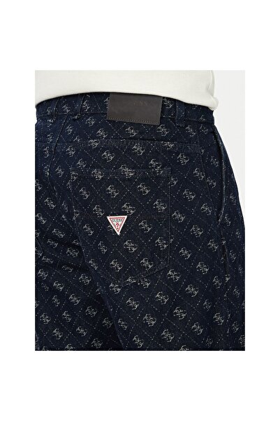Guess Blugi bărbați M6YAV7D1290 Albastru închis