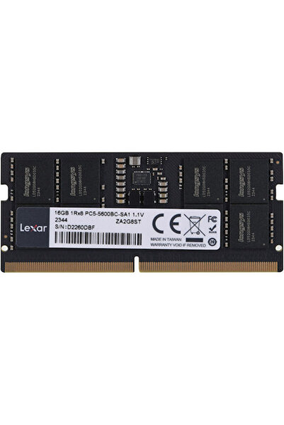 Lexar DDR5 με μονάδα 1x16GB και ταχύτητα 5600 για φορητό υπολογιστή Κωδικός: ...