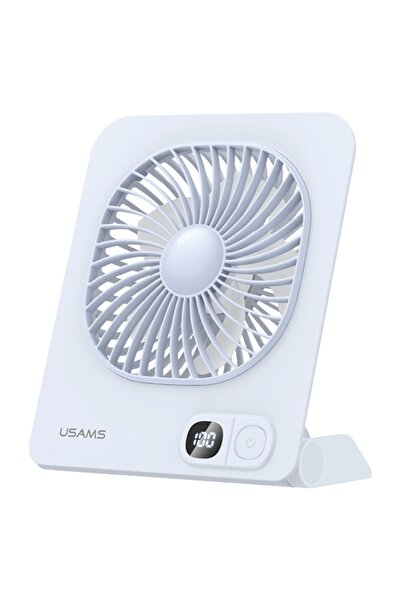 Usams Ventilator de birou magnetic ZB363, 3 viteze, 2000mAh, Afișaj LED, USB-...