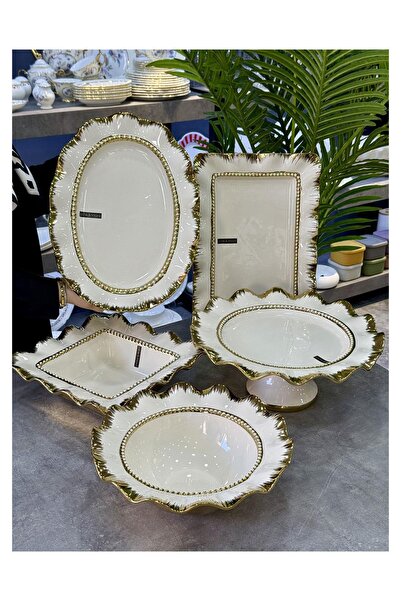 Doğudeko Pink & More 5-Piece Presentation Service Set