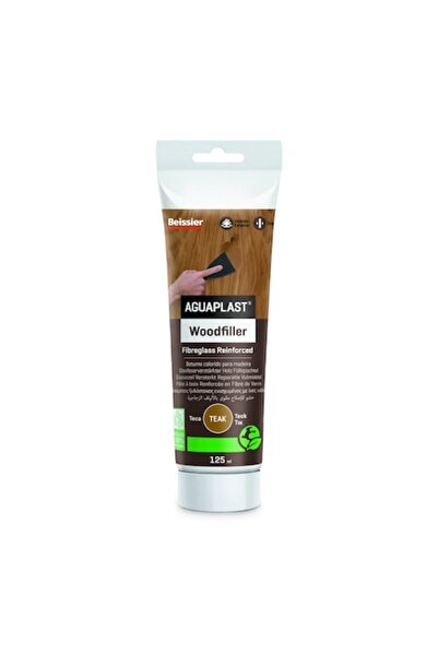 Beissier Chit pentru lemn cu fibră de sticlă Aguaplast, nuc, tub 125ml