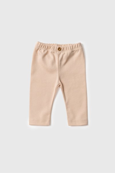 Moi Noi 3-Pack Organic Cotton Baby Tights Beige Salmon Mink
