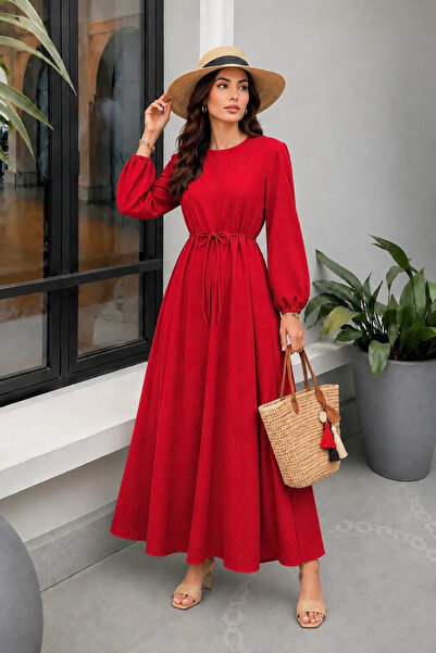 Moda Algan Vera Elbise MA10049 Kırmızı