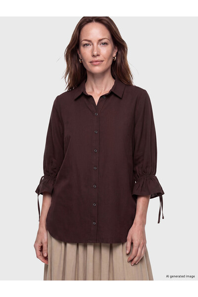 LC Waikiki I Sleeve-Tie Poplin Women's Shirt from Freezen Store