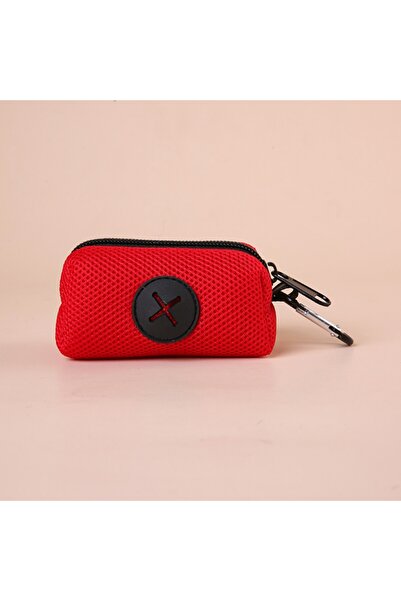 Choice1 red Dog Poop Bag Carrier Portable Pet Waste Bag Dispenser Luxury Styl...