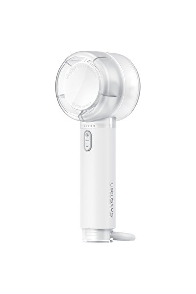 Usams LIFE LU01 Ventilator portabil de mână, 5 viteze, 2000mAh, USB, Alb