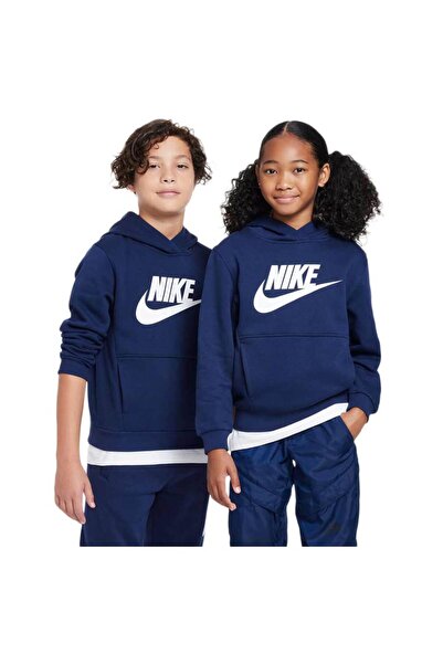 Nike Παιδικό Φούτερ Φλις με Κουκούλα Αθλητικό (για) Συλλόγους S / 8-10 ετών