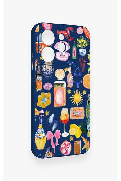 Vip Case Oppo Reno 15 Pro 5G Uyumlu Summer Desenli Silikon Kılıf