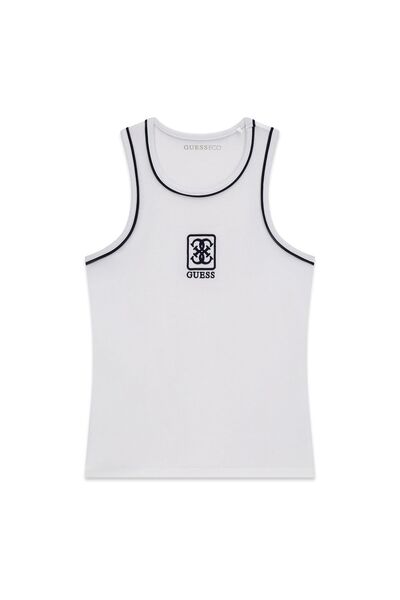 Guess Top de fată J6GI11K6YW4 Alb