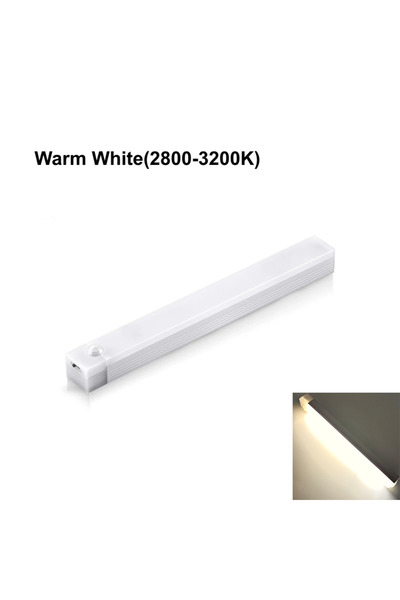 Choice Warm White 30cm LED Bar Lights USB Rechargeable Motion Sensor Night Li...