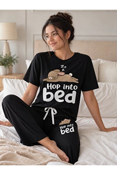 ALEYZA MODA Women's Short Sleeve Pajama Set – Comfortable and Casual Wear