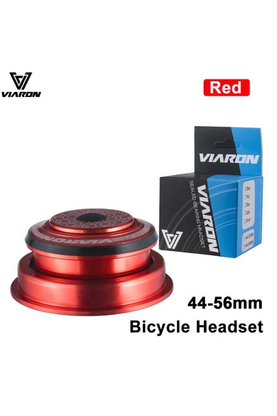 Choice Red 44mm-56mm VIARON Bicycle Headset 4455ST/4456ST CNC 11/8"-11/2" Sea...