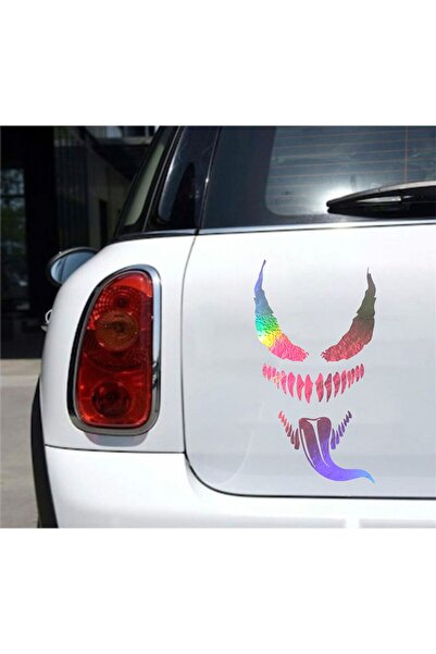 Hediyeni Al Venom Red Tongue Car, Car, Auto, Motorcycle, Helmet, Laptop, Glas...