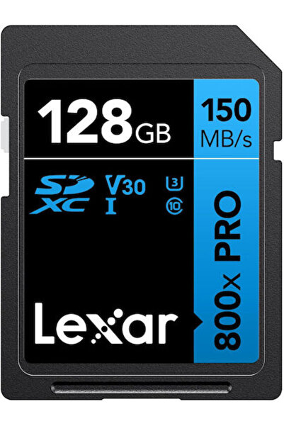 Lexar Επαγγελματική κάρτα μνήμης 800x SDXC 128GB U1 UHS-I με αντάπτορα