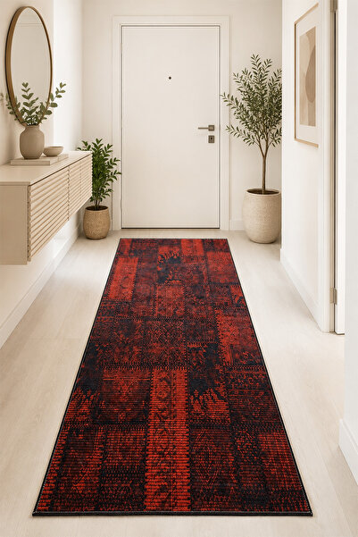 aymira home Dijital Baskı Dört Mevsim Kaymaz Taban Yıkanabilir Kesme Koridor ...