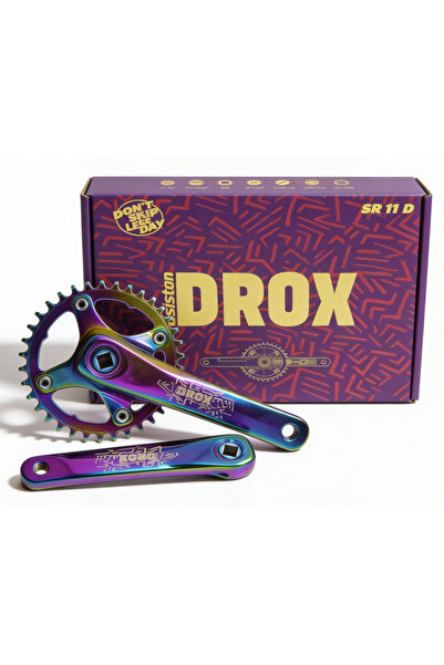 Asistan Drox Rainbow SR-11 34T Tek Yaprak Aynakol Kare Mil 170mm