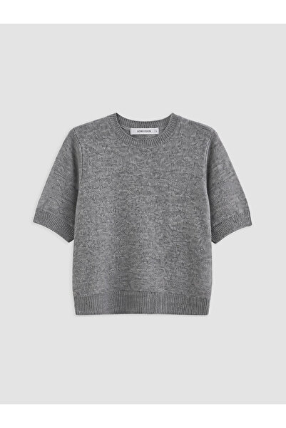 LC Waikiki Esvab • Modern & Distinctive Short Sleeve Women's Knitwear Sweater