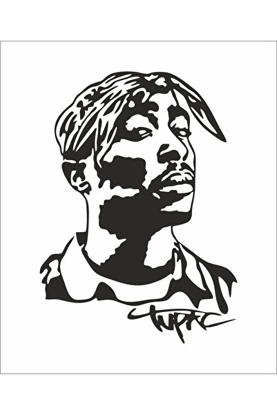 Hediyeni Al Tupac Car, Car, Auto, Motorcycle, Helmet, Laptop, Glass Sticker 2...