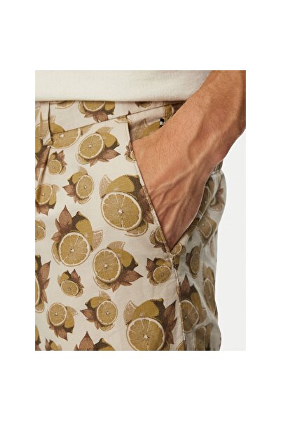 BUGATTI Pantaloni scurți din material textil pentru bărbați 1949 16414E Bej
