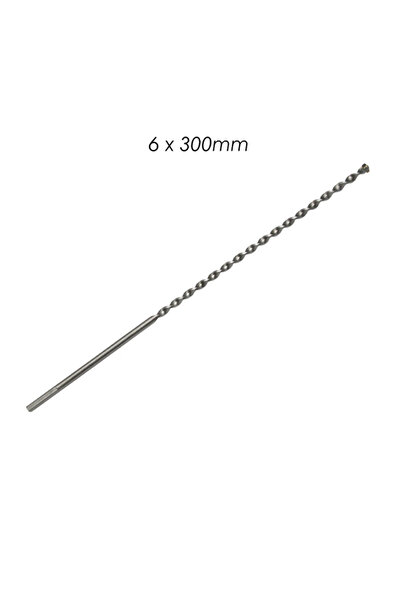 Choice 6x300mm 300mm Long Masonry Concrete Impact Drill Bit Triangle Shank 6 ...