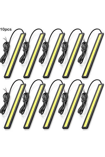 Choice5 white 10 pieces Super Bright LED COB Fog Daytime Running Light 17cm W...