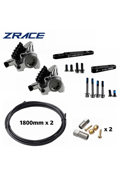 Choice Silver caliper F R ZRACE XG Flat Mount Caliper, Road Hydraulic Brake, ...