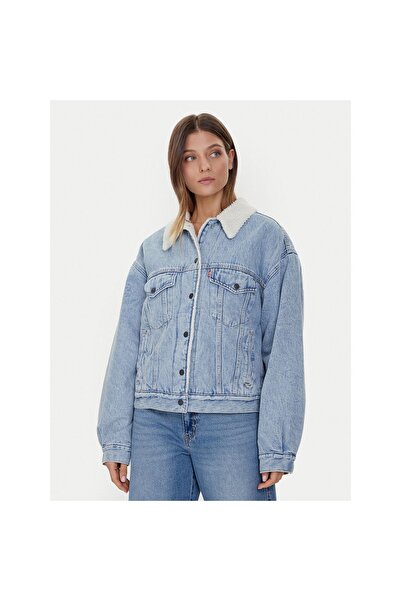 Levi's Geacă de blugi pentru femei A4435-0010 Albastru