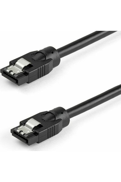 startech Καλώδιο SATA III 7 ακίδων για σκληρό δίσκο 60 εκ. Μαύρο