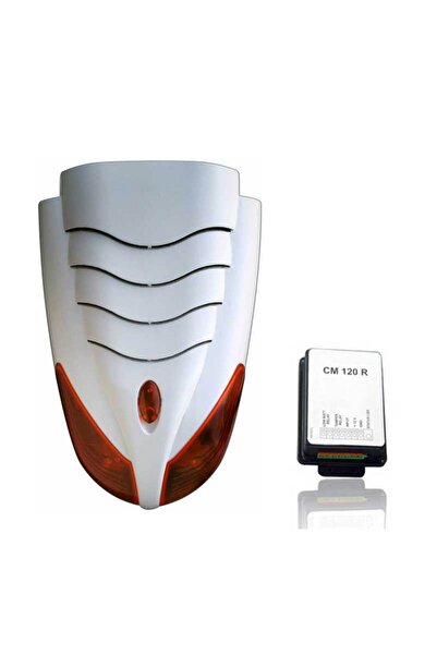 Teletek SR200R Li + CM120R Kablosuz Siren Alarm Güvenlik