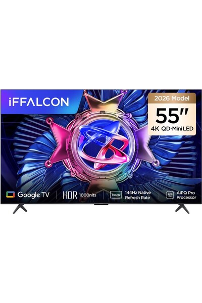 iFFALCON 55U95A 55'' 139 Ekran Uydu Alıcılı 4K Ultra HD Google MiniLED TV