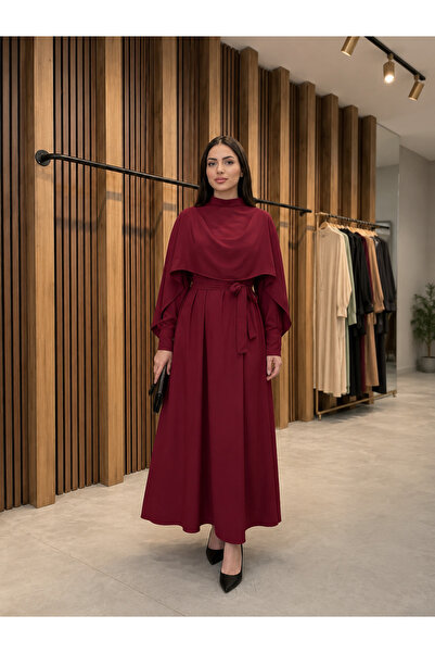 Kağanbutik Ayrobin Dress with Cape